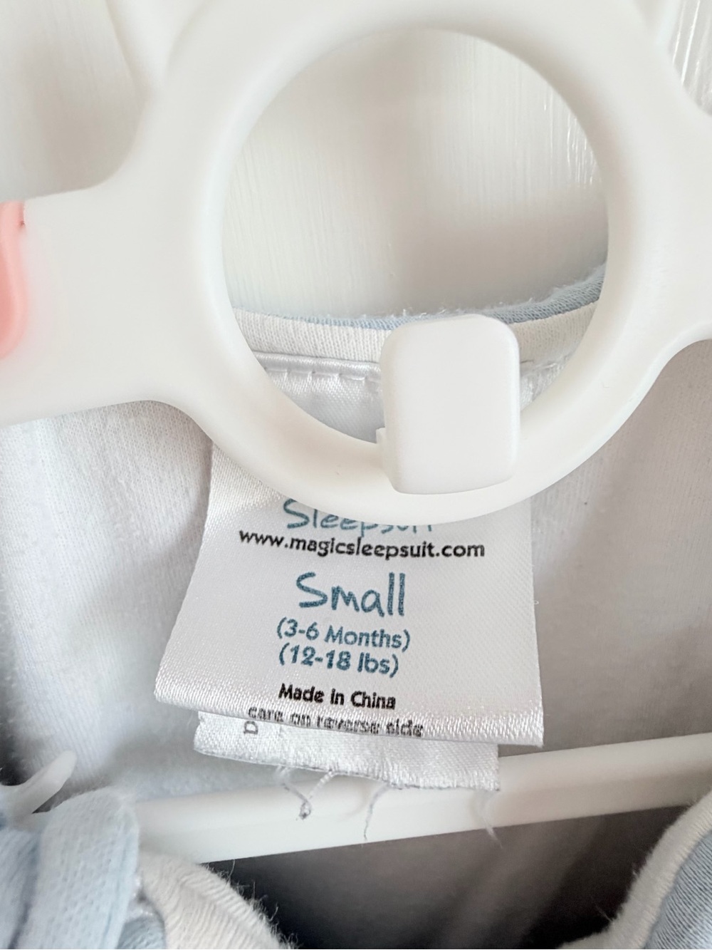 Baby Merlin’s Magic Sleepsuit Blue Small 3-6 Months Sleep Suit - Picture 4 of 4